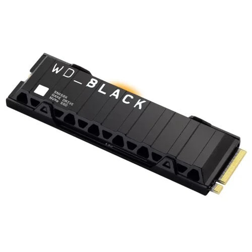 WD_BLACK NVMe 1000GB M.2 SSD with Orange LED – High-Speed Internal Gaming Drive with Striking RGB Accent Lighting