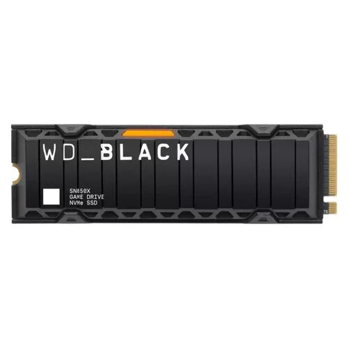 WD_BLACK NVMe 1000GB M.2 SSD with Orange LED – High-Speed Internal Gaming Drive with Striking RGB Accent Lighting