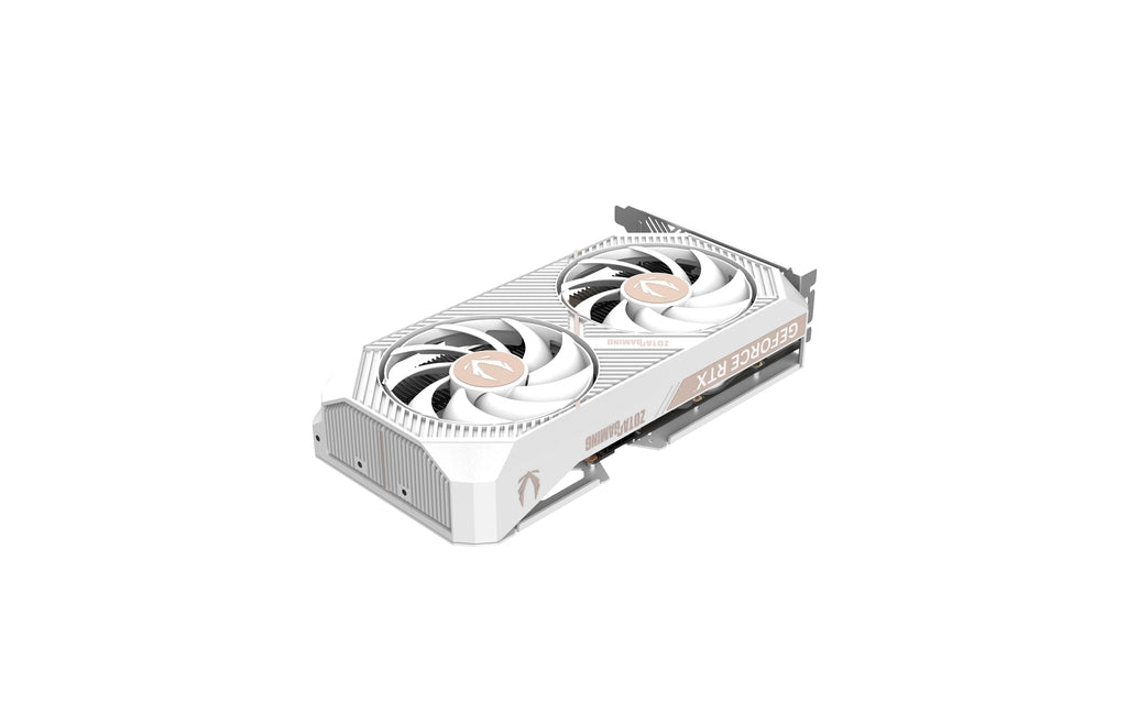 ZOTAC GAMING GeForce RTX 5050 Twin Edge OC White Edition – 8GB GDDR6, NVIDIA Blackwell Architecture, DLSS 4, Ray Tracing, IceStorm 2.0 Cooling, Dual Fan, Compact Design, HDMI/DisplayPort, 4K Gaming Graphics Card
