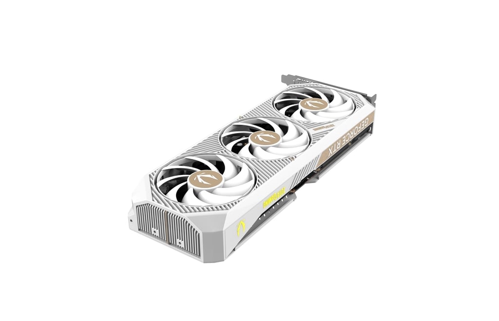 ZOTAC GAMING GeForce RTX 5070 AMP White Edition – 16GB GDDR7, Blackwell Architecture, DLSS 4, Ray Tracing, IceStorm 3.0 Cooling, Triple Fan, Elegant White Design, HDMI/DisplayPort, PCIe 5.0, 4K & 8K Gaming GPU